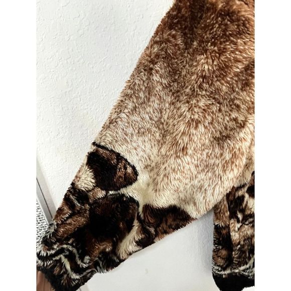 Vintage puppies sherpa jacket size M-L - Picture 2 of 4